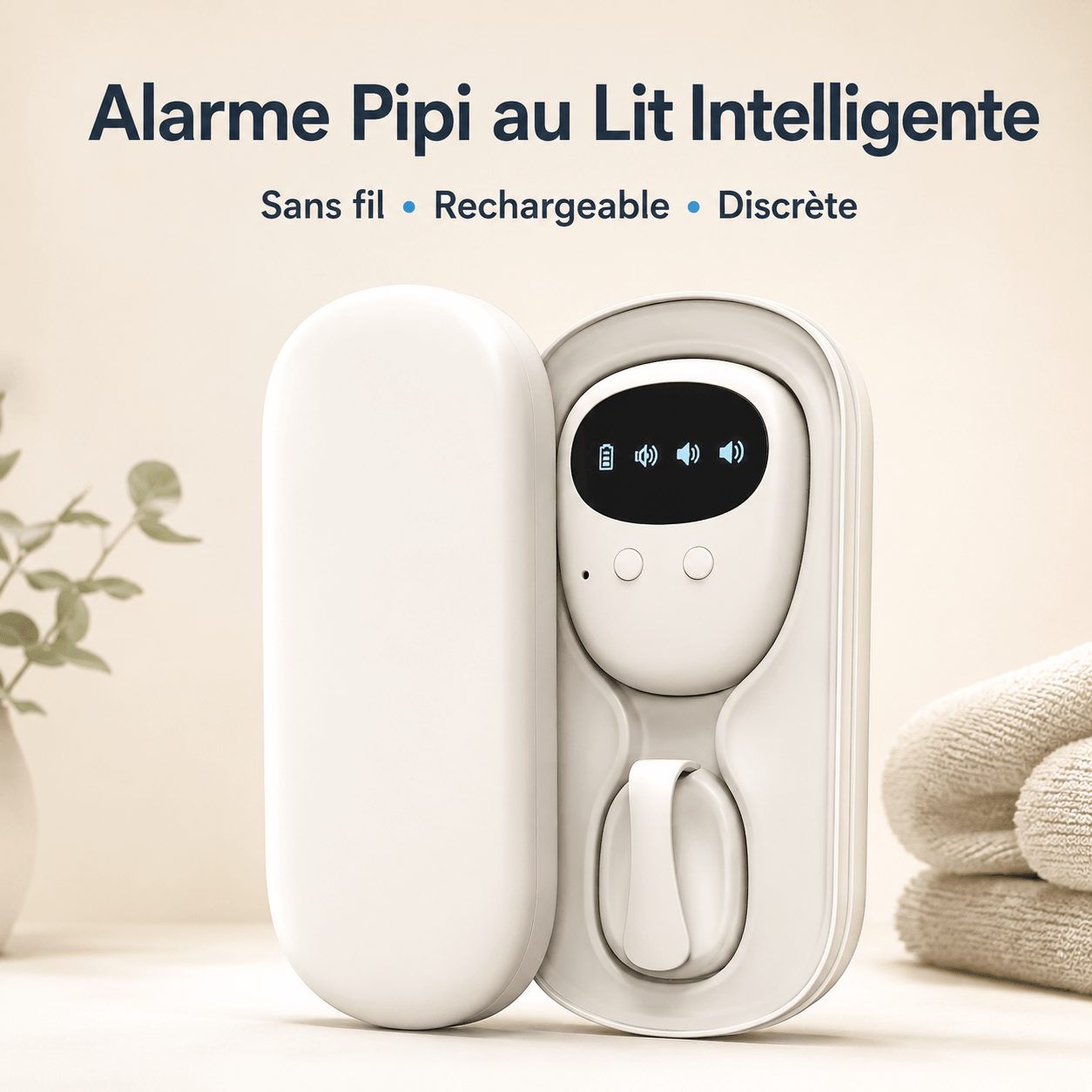 Alarme Pipi au Lit Intelligente – Des nuits sèches et un sommeil retrouvé
