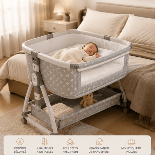 Berceau Cododo Évolutif 6 Hauteurs – Paisible Nuit™