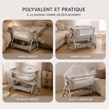 Berceau Cododo Évolutif 6 Hauteurs – Paisible Nuit™