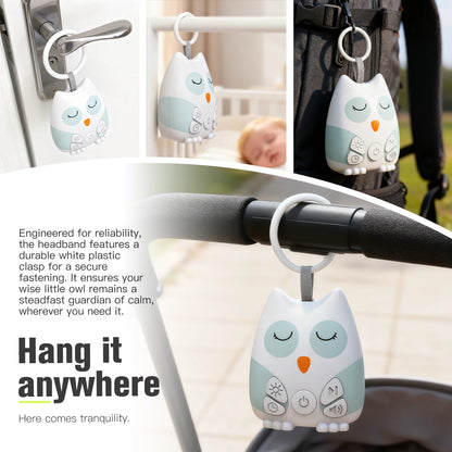 Hibou Dodo™ – Veilleuse & Machine à Bruit Blanc Intelligente pour Bébé